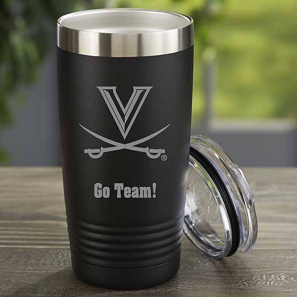 NCAA Virginia Cavaliers Personalized Stainless Steel Tumblers - 33122