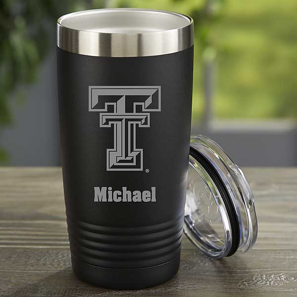 NCAA Texas Tech Red Raiders Personalized Stainless Steel Tumblers - 33128