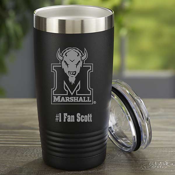 NCAA Marshall Thundering Herd Personalized Stainless Steel Tumblers - 33133