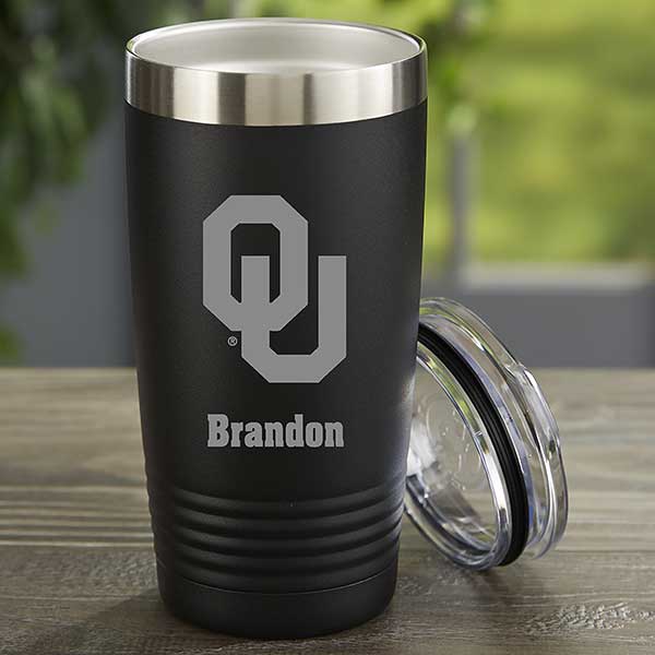 NCAA Oklahoma Sooners Personalized Stainless Steel Tumblers - 33134