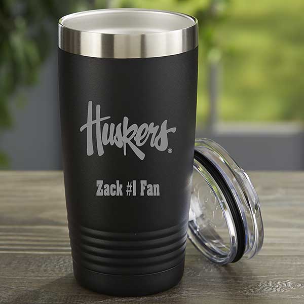 NCAA Nebraska Cornhuskers Personalized Stainless Steel Tumblers - 33138