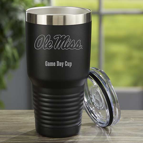 NCAA Ole Miss Rebels Personalized Stainless Steel Tumblers - 33144