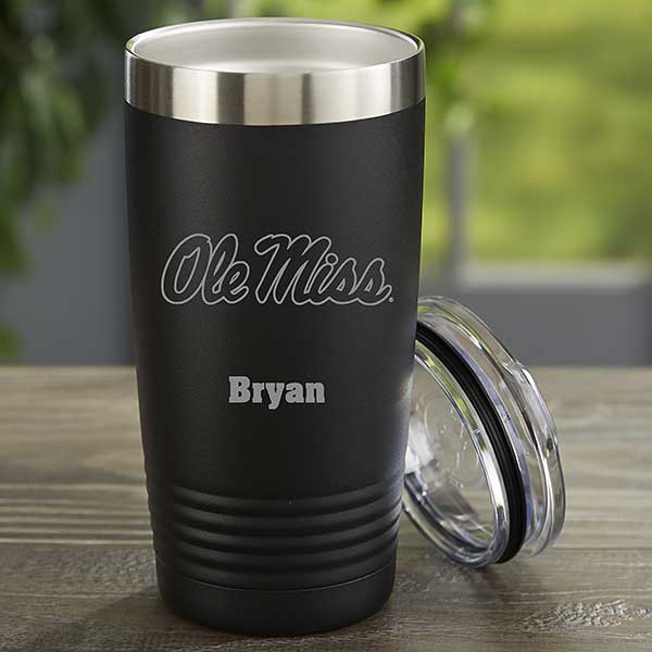 NCAA Ole Miss Rebels Personalized Stainless Steel Tumblers - 33144
