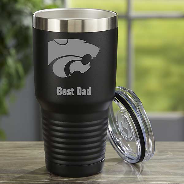 NCAA Kansas State Wildcats Personalized Stainless Steel Tumblers - 33148
