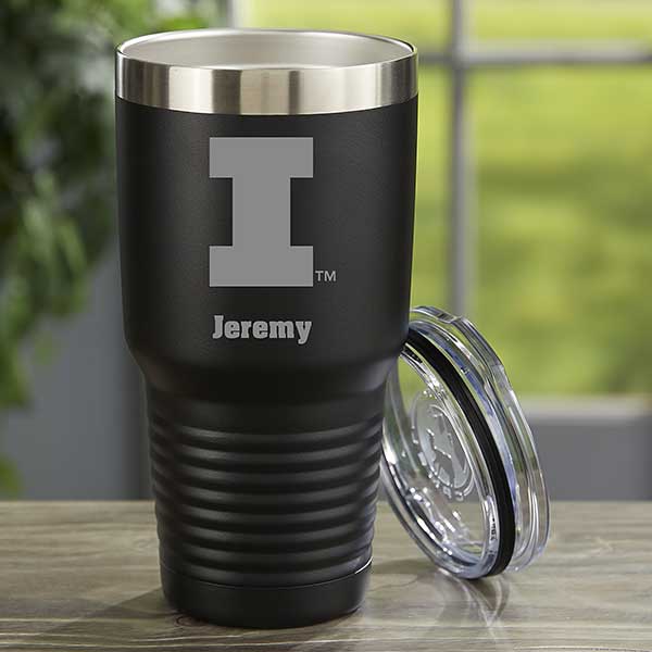 NCAA Illinois Fighting Illini Personalized Stainless Steel Tumblers - 33153