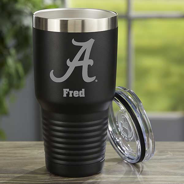 NCAA Alabama Crimson Tide Personalized Stainless Steel Tumblers - 33166