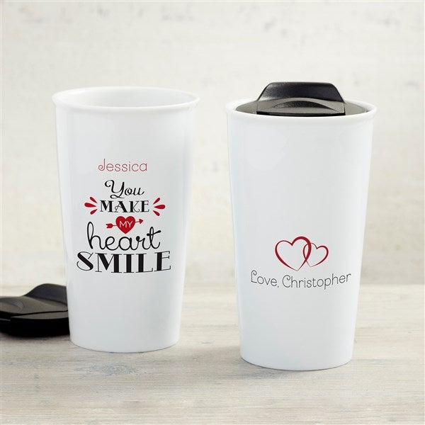 Smile Heart Travel Mug