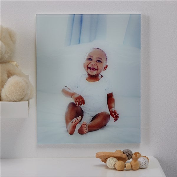 Baby Personalized Glass Photo Prints  - 33264