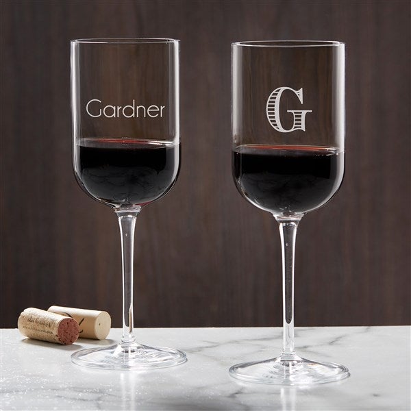 Classic Personalized Luigi Bormioli Sublime Wine Glasses - 33277