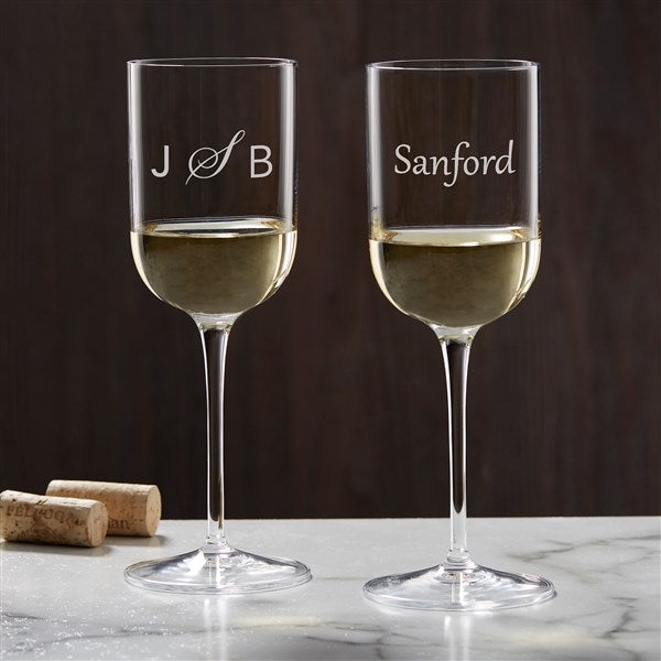 Classic Personalized Luigi Bormioli Sublime Wine Glasses - 33277