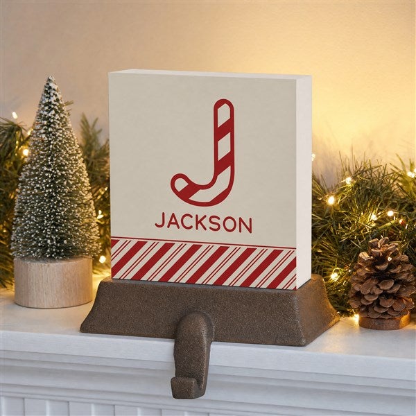 Candy Cane Lane Personalized Stocking Holders - 33320