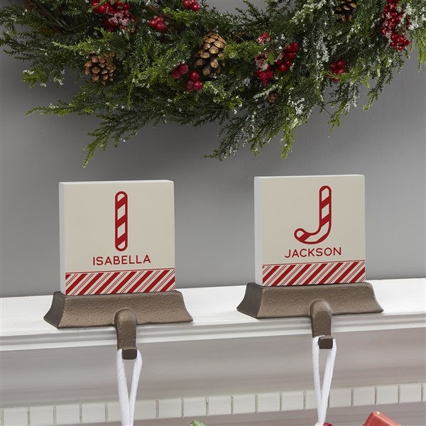 Candy Cane Lane Personalized Stocking Holders - 33320