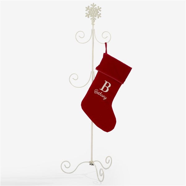 Snowflake Christmas Stocking Hanger Stand - 33321
