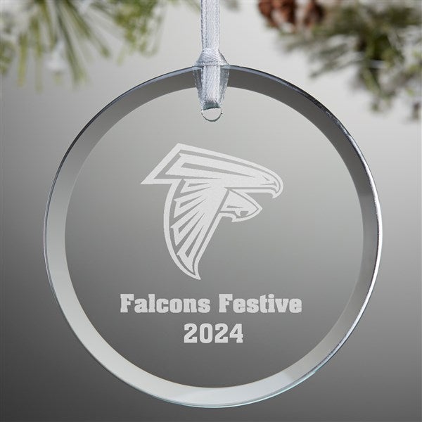NFL Atlanta Falcons Personalized Glass Ornaments - 33345