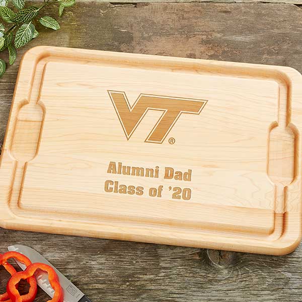 NCAA Virginia Tech Hokies Personalized Maple Cutting Boards - 33348