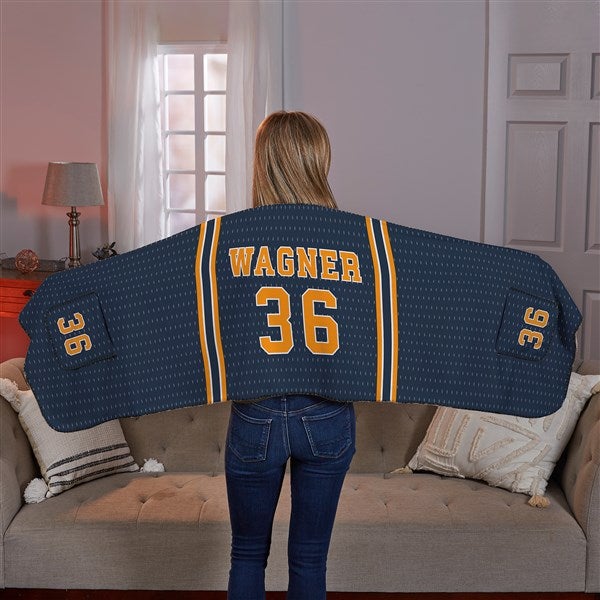 Sports Jersey Personalized Cuddle Wrap - 33352