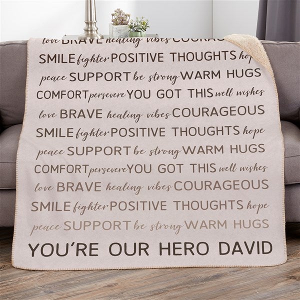 Words of Encouragement Personalized Blankets - 33353