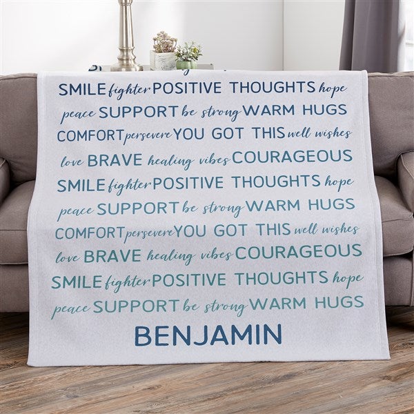 Words of Encouragement Personalized Blankets - 33353