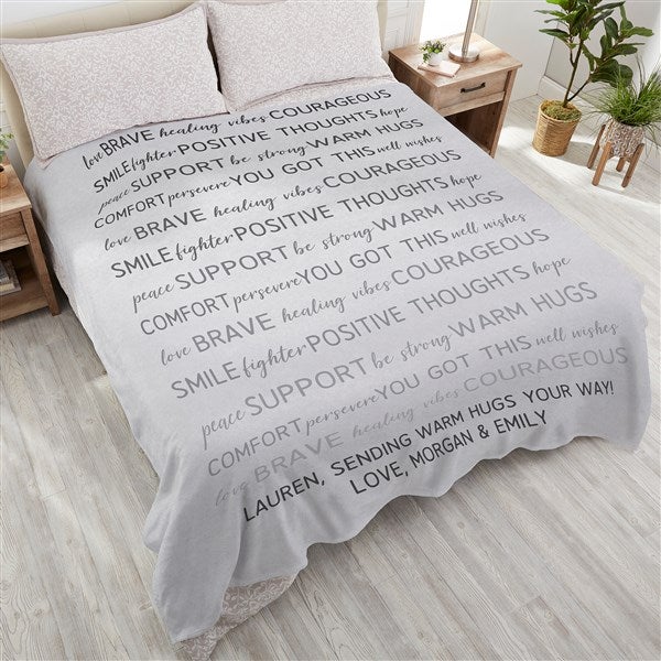 Words of Encouragement Personalized Blankets - 33353