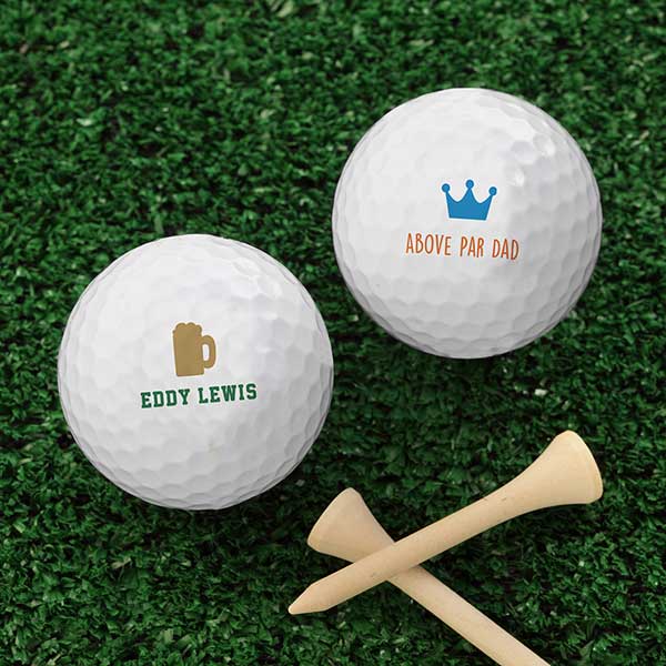 Choose Your Icon Personalized Golf Balls - Set of 3 - 33360