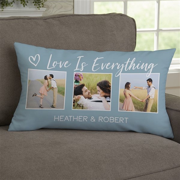 Couples Photo Collage Personalized Photo Throw Pillows - 33395