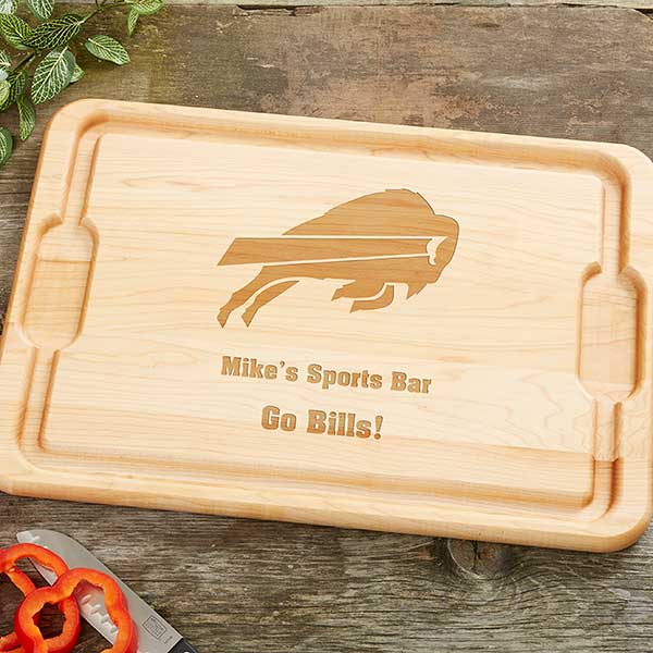 NFL Buffalo Bills Personalized Maple Cutting Boards - 33401