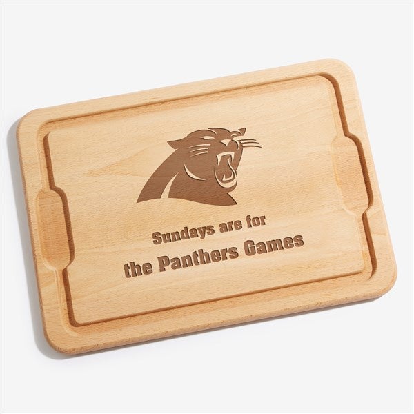 NFL Carolina Panthers Personalized Maple Cutting Boards - 33402