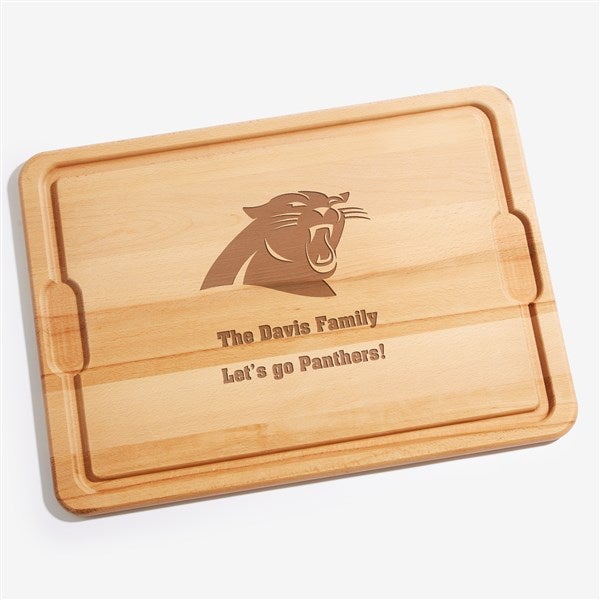 NFL Carolina Panthers Personalized Maple Cutting Boards - 33402