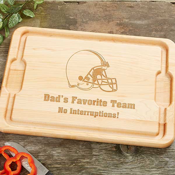 NFL Cleveland Browns Personalized Maple Cutting Boards - 33405