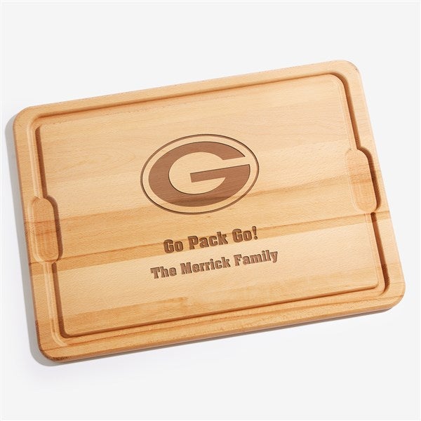 NFL Green Bay Packers Personalized Maple Cutting Boards - 33409