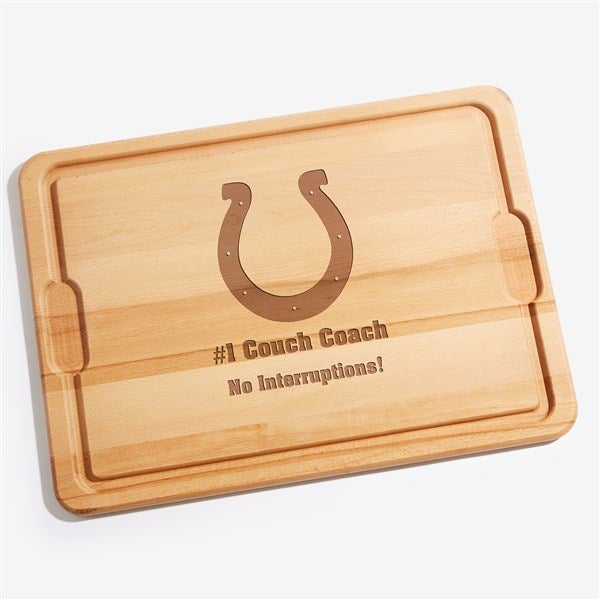 NFL Indianapolis Colts Personalized Maple Cutting Boards - 33411