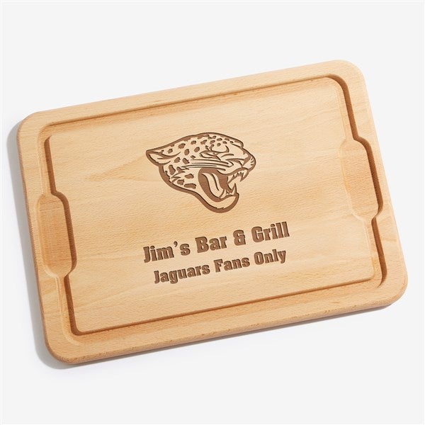 NFL Jacksonville Jaguars Personalized Maple Cutting Boards - 33412
