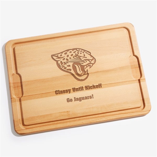 NFL Jacksonville Jaguars Personalized Maple Cutting Boards - 33412