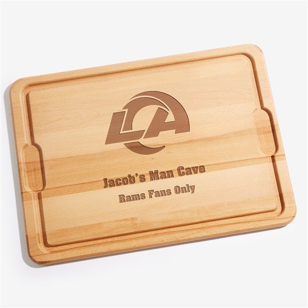 NFL Los Angeles Rams Personalized Maple Cutting Boards - 33415