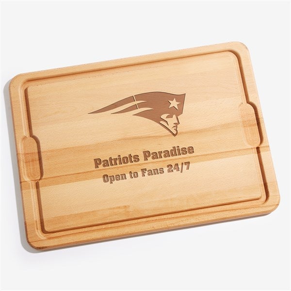 NFL New England Patriots Personalized Wood Cutting Boards - 33418