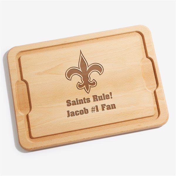 NFL New Orleans Saints Personalized Maple Cutting Boards - 33419