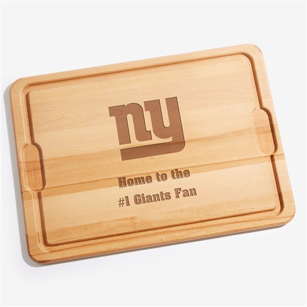NFL New York Giants Personalized Maple Cutting Boards - 33420