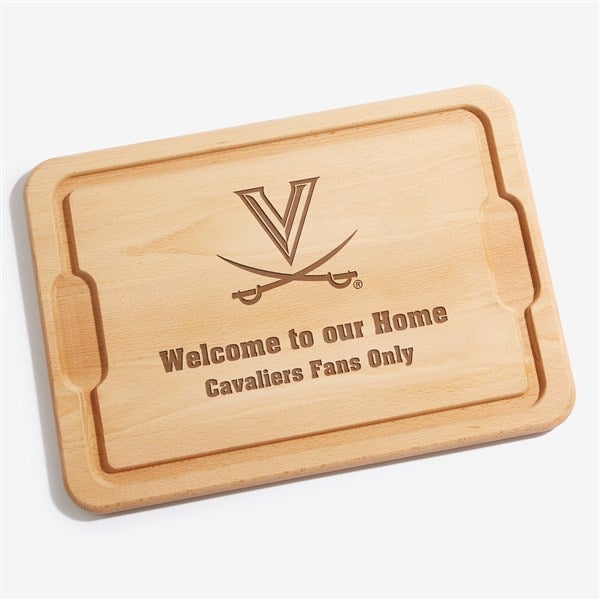 NCAA Virginia Cavaliers Personalized Maple Cutting Boards - 33434