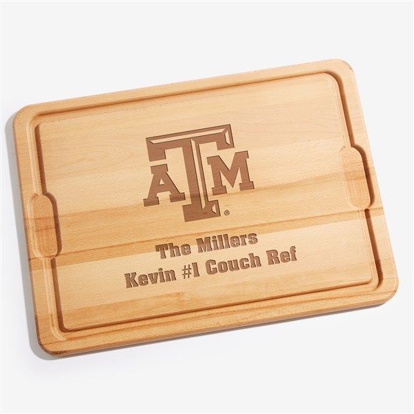 NCAA Texas A&M Aggies Personalized Maple Cutting Boards - 33444