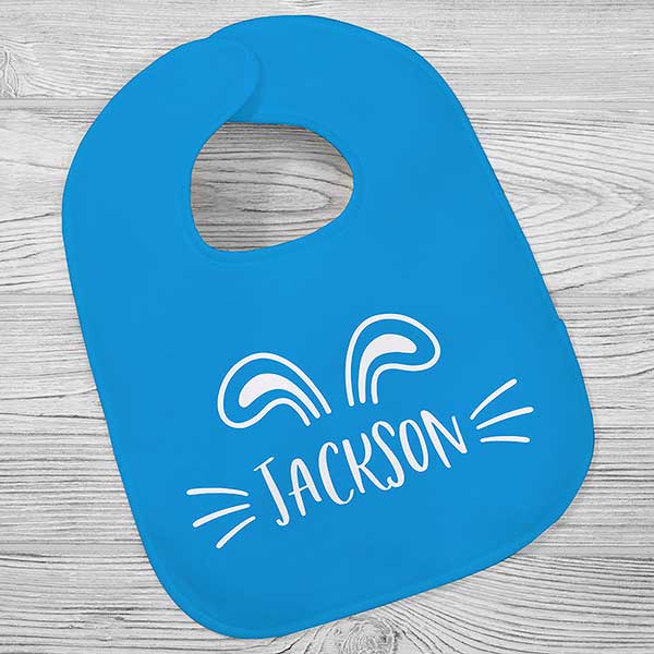 Ear-resistible Name Personalized Easter Baby Bibs - 33447