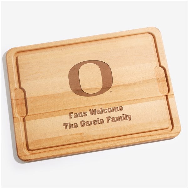 NCAA Oregon Ducks Personalized Maple Cutting Boards - 33453