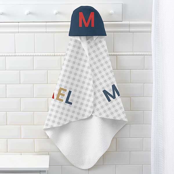 Mix & Match Personalized Baby Hooded Towels - 33457
