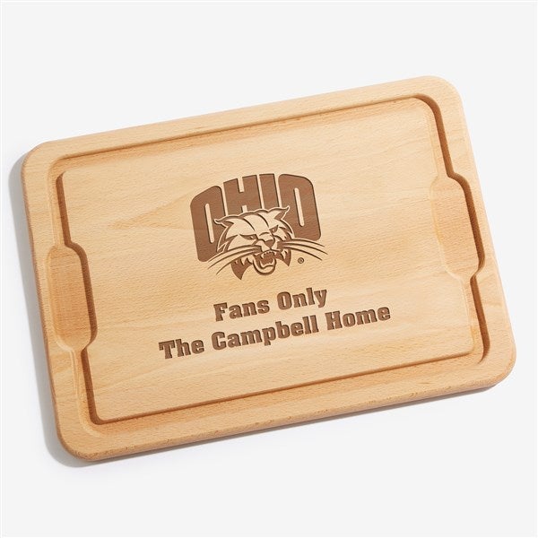 NCAA Ohio Bobcats Personalized Maple Cutting Boards - 33459