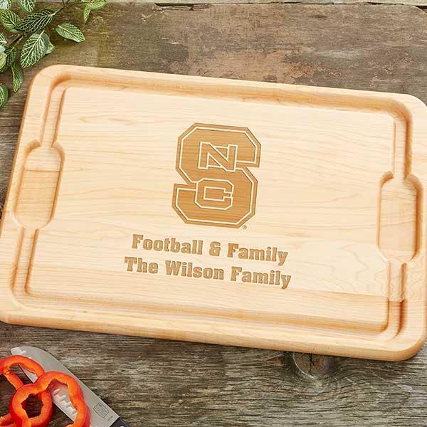 NCAA NC State Wolfpack Personalized Maple Cutting Boards - 33471