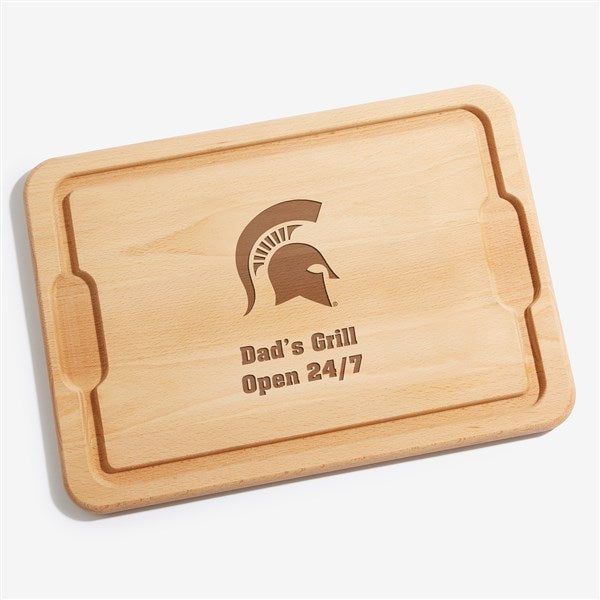 NCAA Michigan State Spartans Personalized Maple Cutting Boards - 33472
