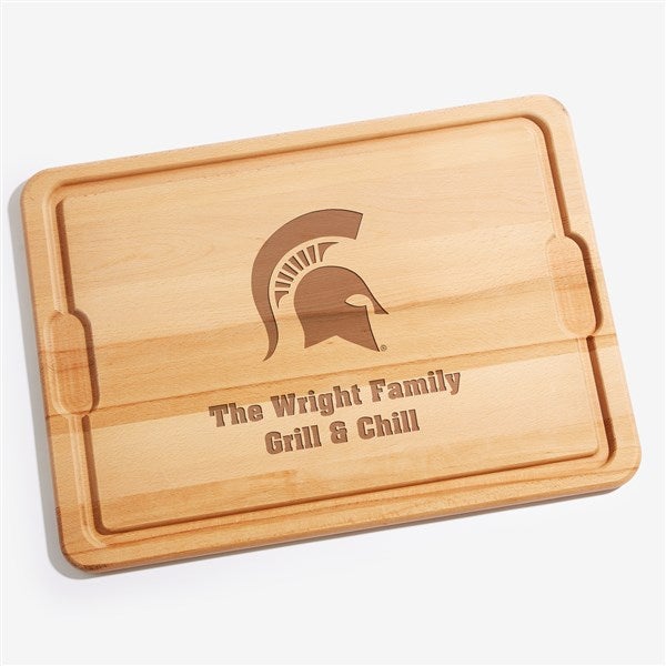 NCAA Michigan State Spartans Personalized Maple Cutting Boards - 33472