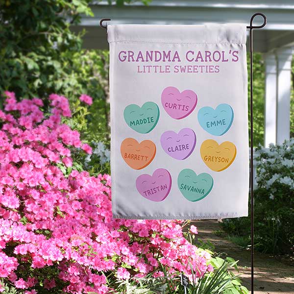 Grandma's Sweethearts Personalized Garden Flag - 33479