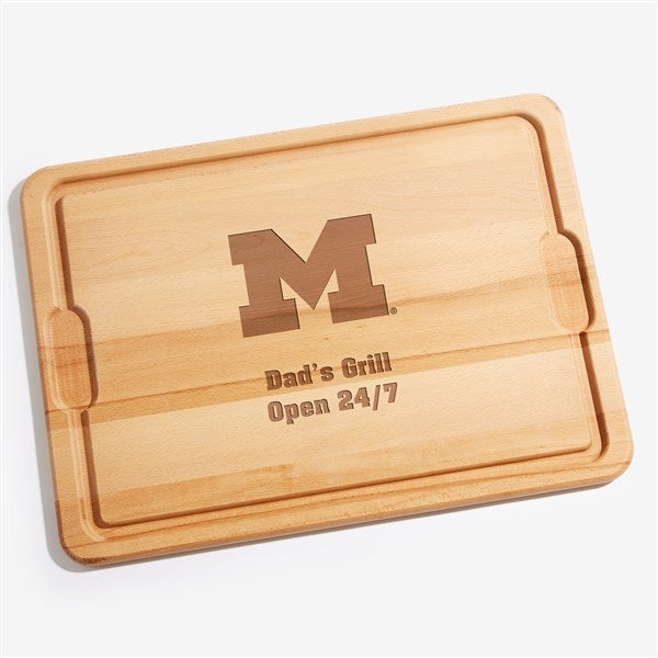 NCAA Michigan Wolverines Personalized Maple Cutting Boards - 33481