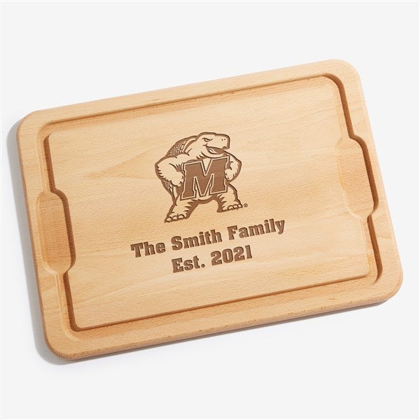 NCAA Maryland Terrapins Personalized Maple Cutting Boards - 33485