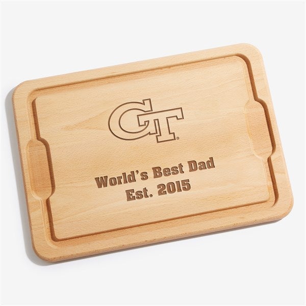 NCAA Georgia Tech Yellow Jackets Personalized Maple Cutting Boards - 33493